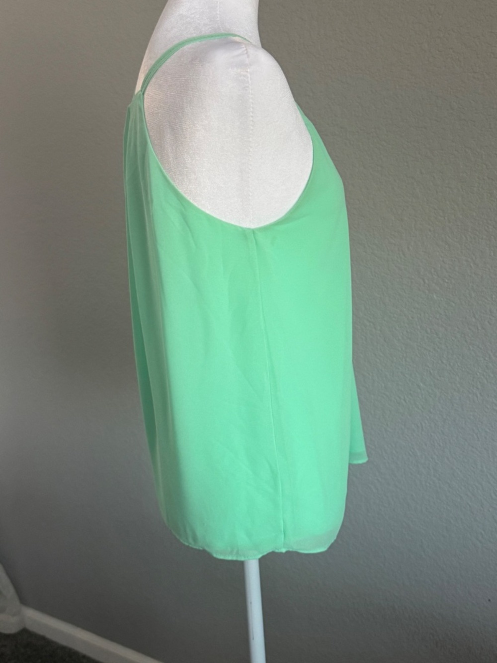 Naked Zebra Mint Green V neck Cami Top Size Small - Picture 5 of 9